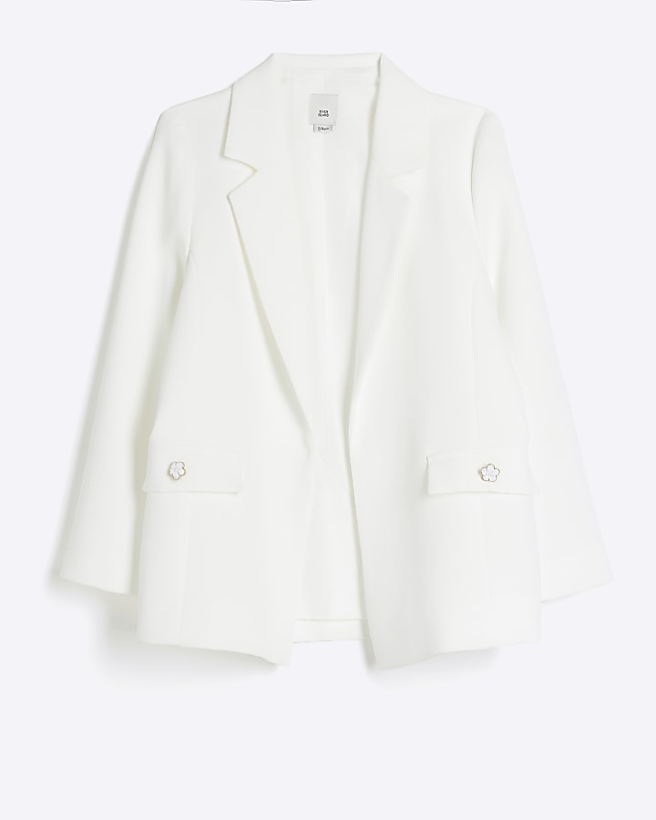 White blazer hot sale for girls