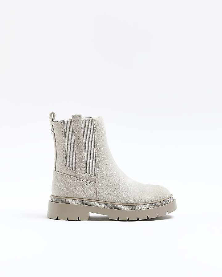 River island hot sale grey boots