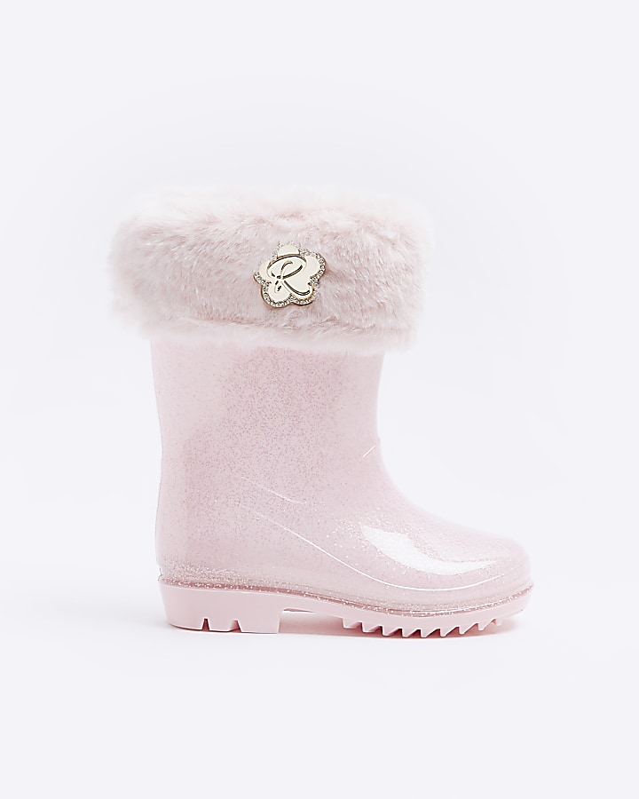 River island hot sale pink boots