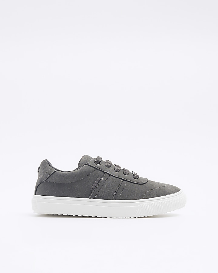 River island 2024 grey trainers