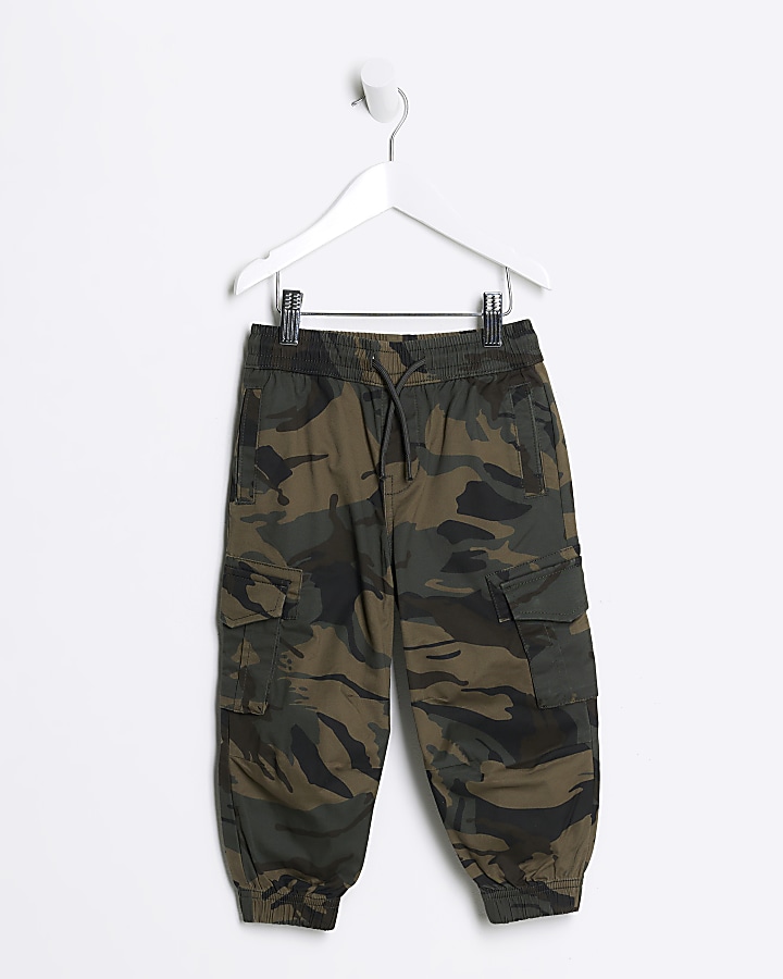 Boys sales camo trousers