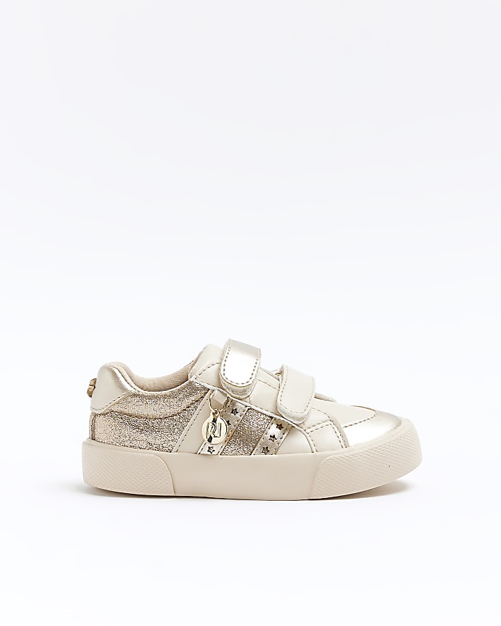 Girls deals gold trainers