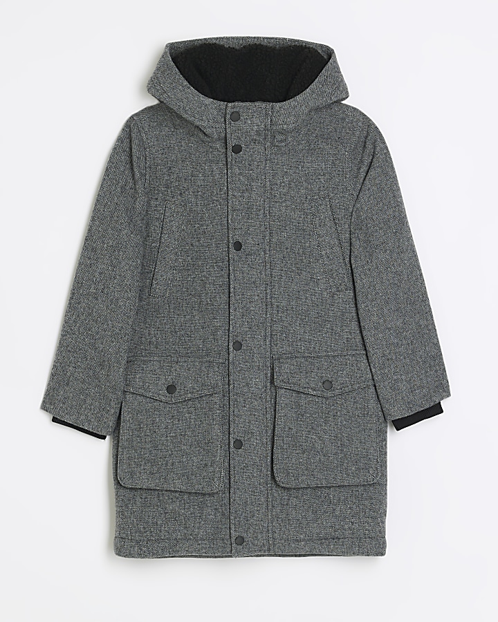 Boys wool cheap blend coat