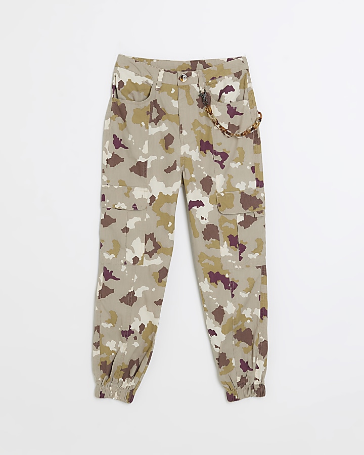 River island camo store pants