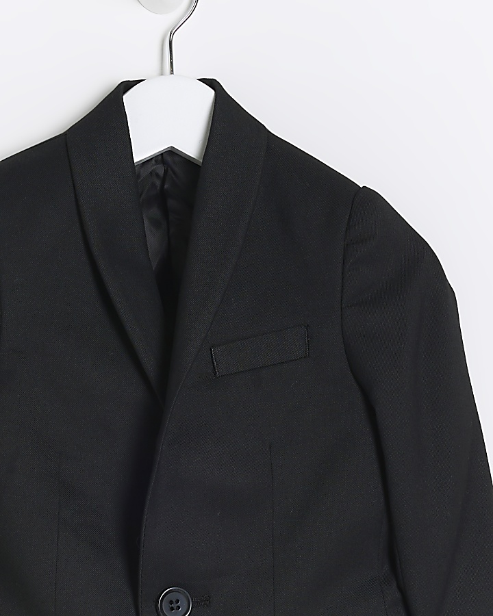 Mini boys black suit jacket