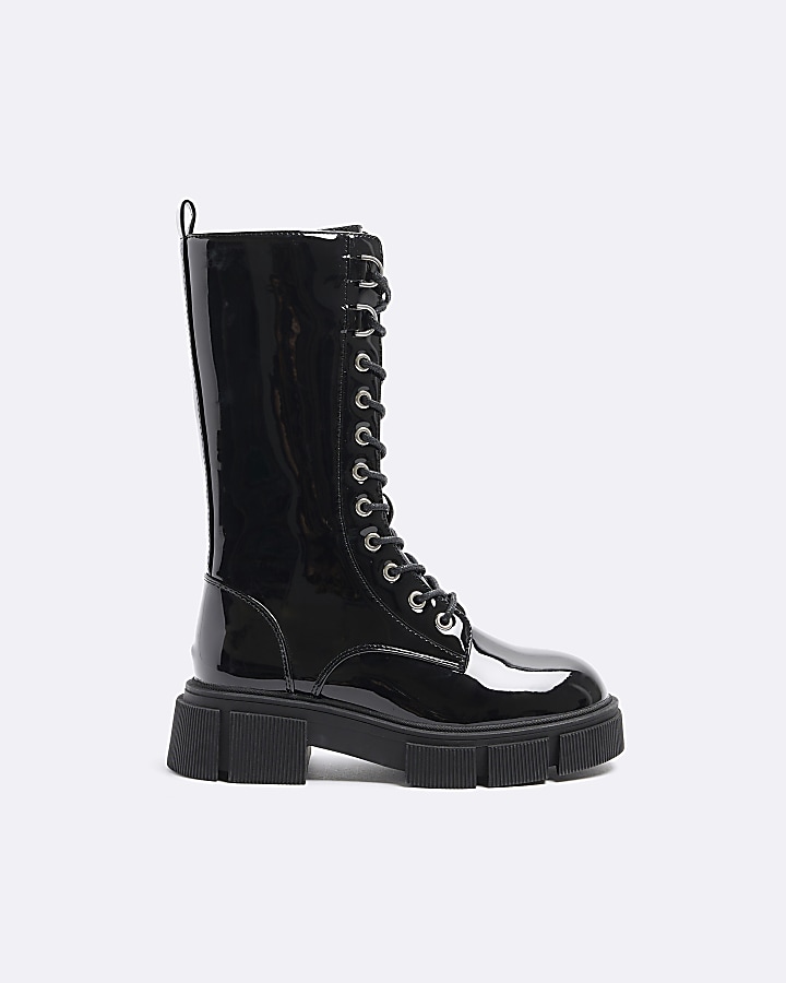 River island girls knee high sale boots