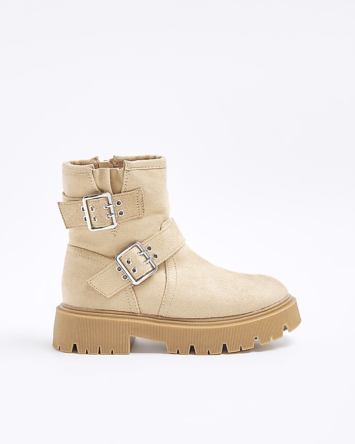 Nubuck cheap biker boots