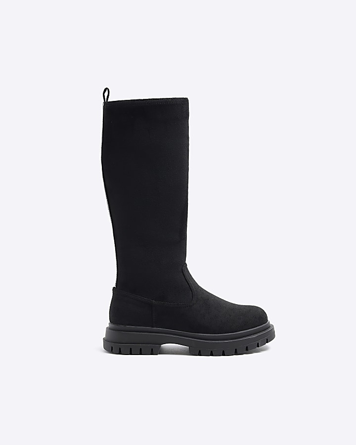 River island girls store knee high boots