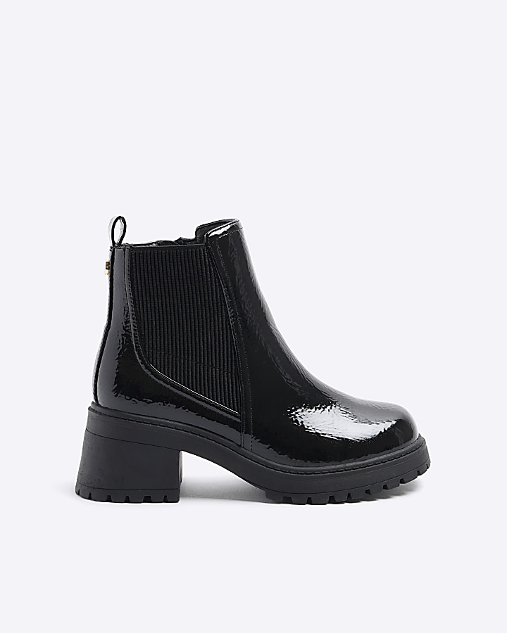 River island black boots hot sale womens