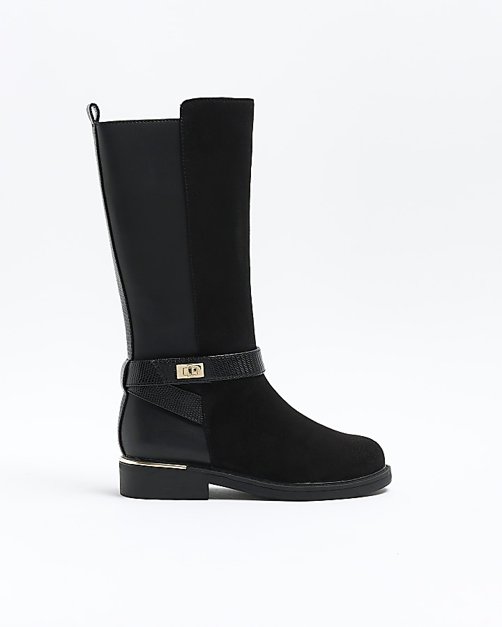 Black high outlet boots for girls