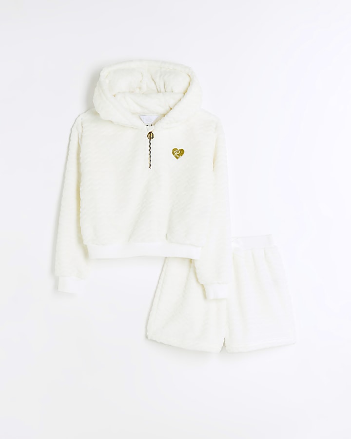 Girls 2025 cream hoodie