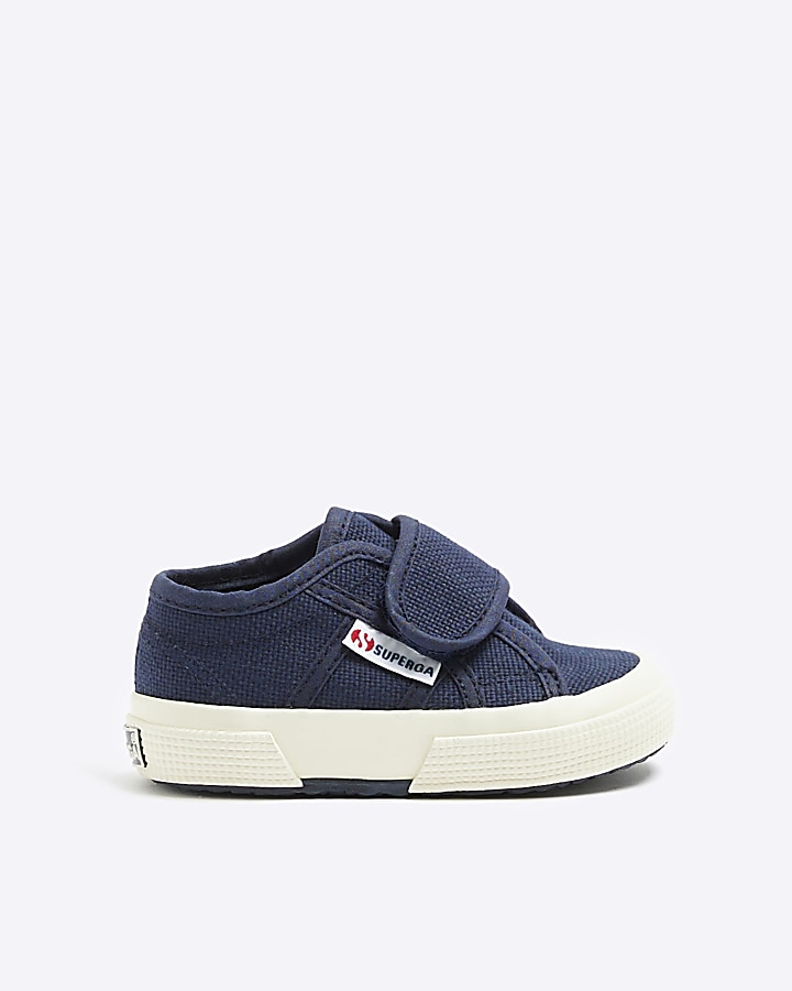 River island navy on sale trainers