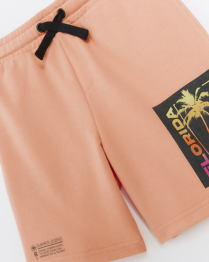Boys orange Florida logo Shorts