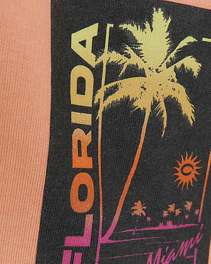 Boys orange Florida logo Shorts