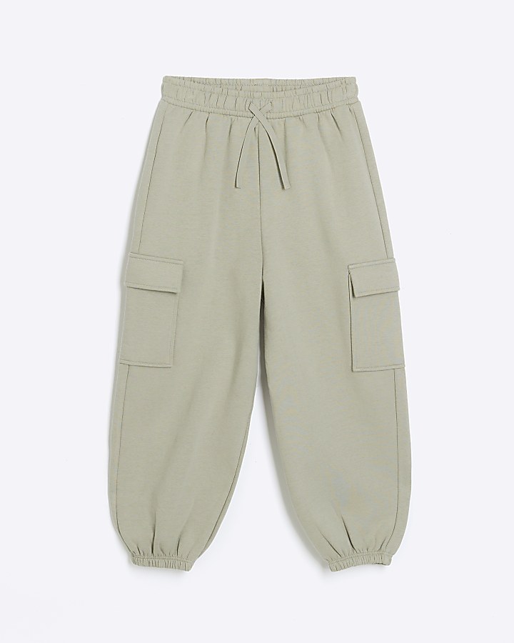 Girls discount khaki joggers