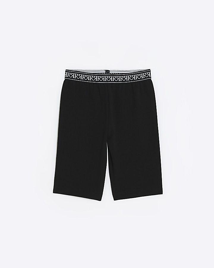 Black cycling shorts cheap river island