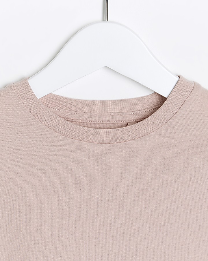 Mini pink short sleeve t-shirt