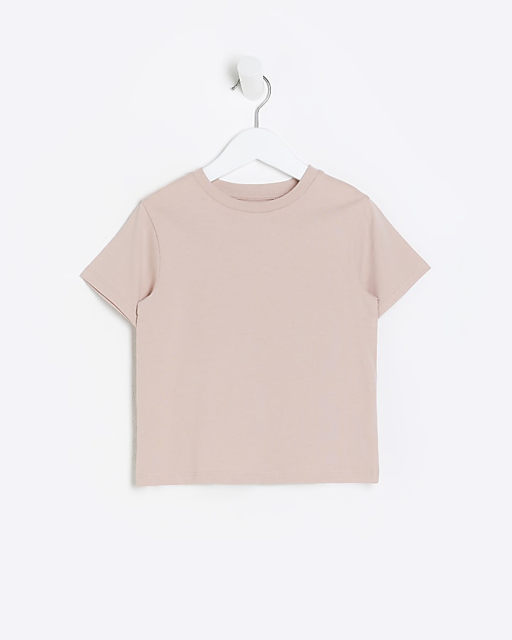 Mini pink short sleeve t-shirt