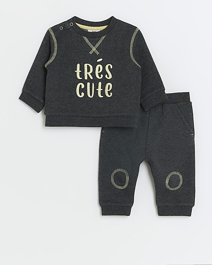 Baby 2024 grey joggers