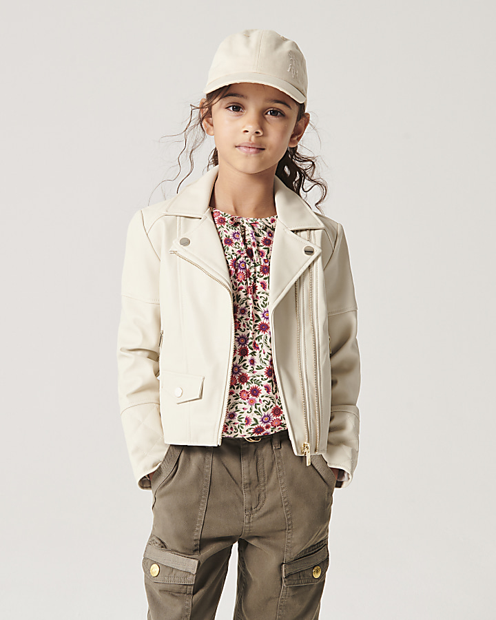 Girls store cream jacket