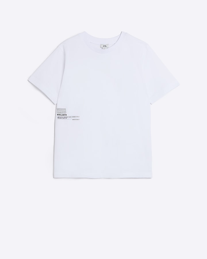 Plain white t on sale shirt river island