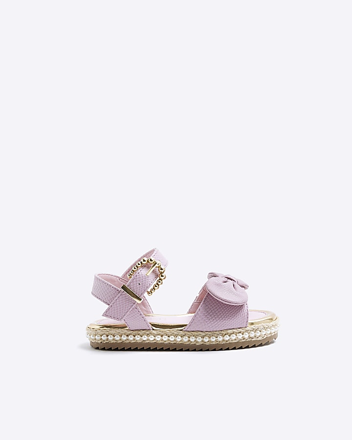 River island pearl on sale sliders