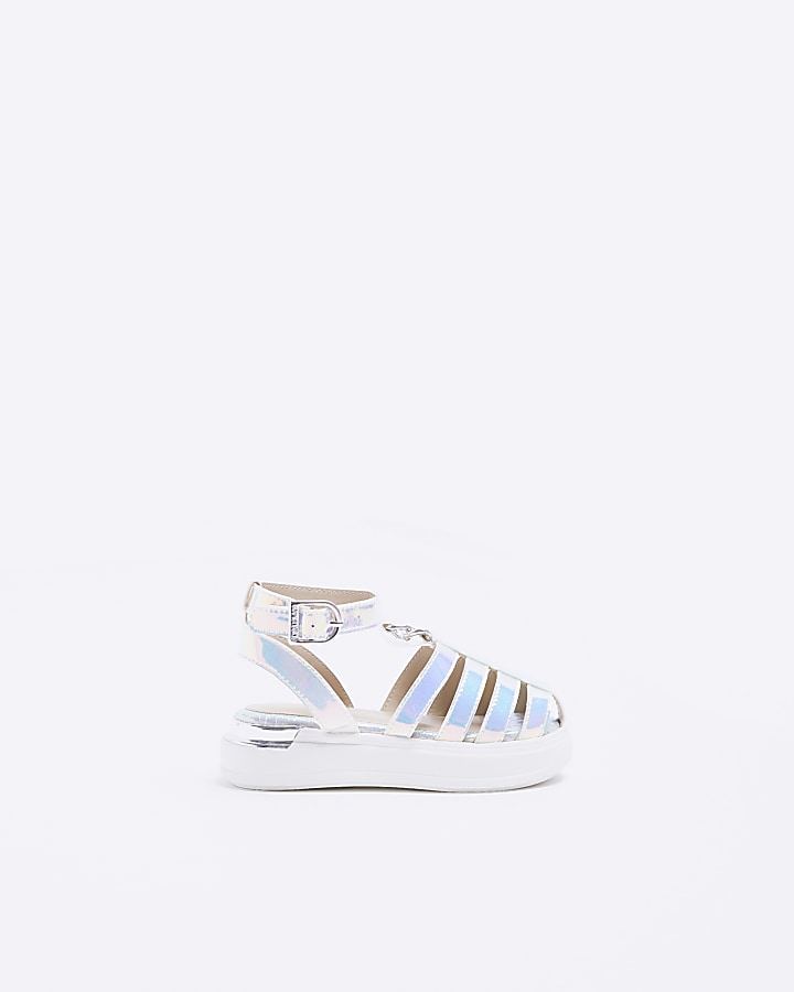 Holographic buckle hot sale sandals