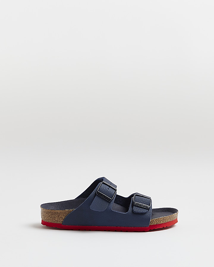 Boys blue Birkenstock sandals