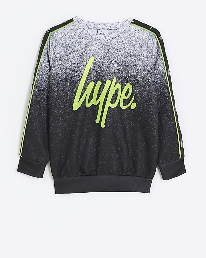 Boys grey Hype ombre sweatshirt