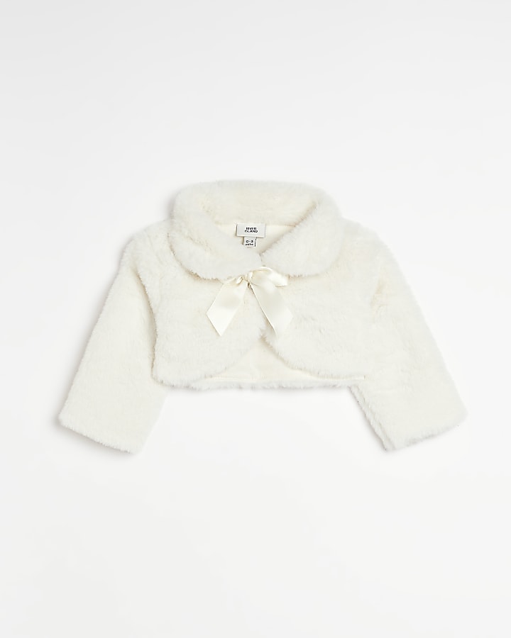 Baby girl fur clearance bolero