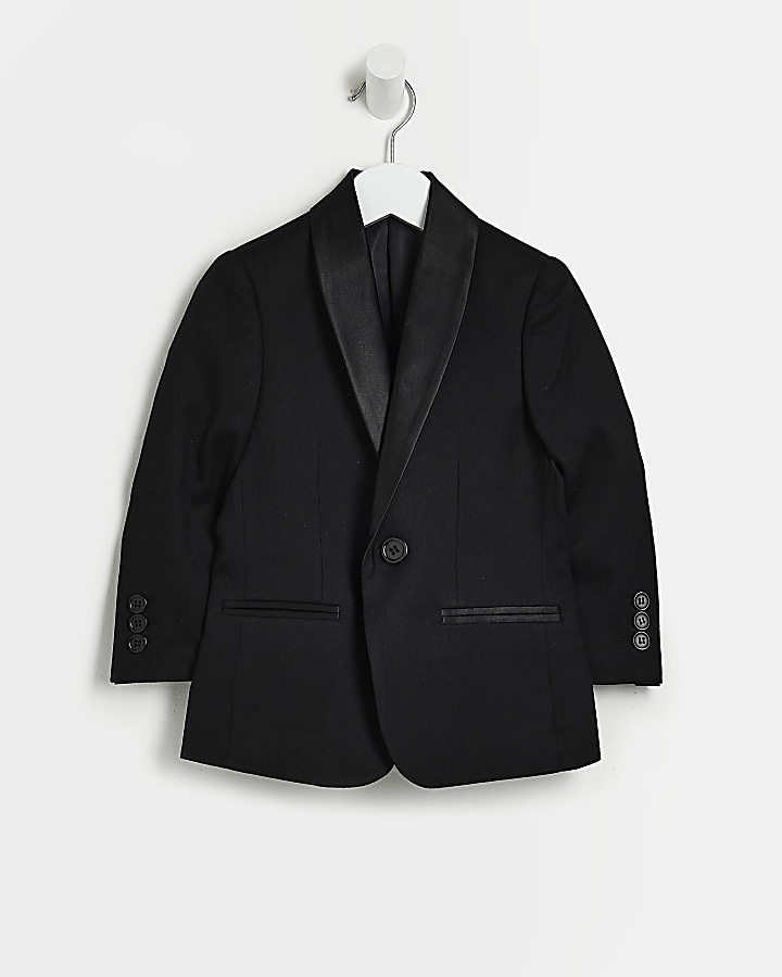 River island clearance black tuxedo jacket