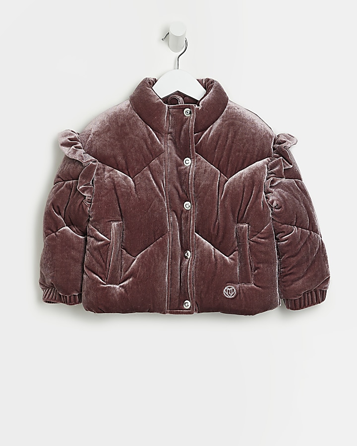 River island hot sale burgundy coat