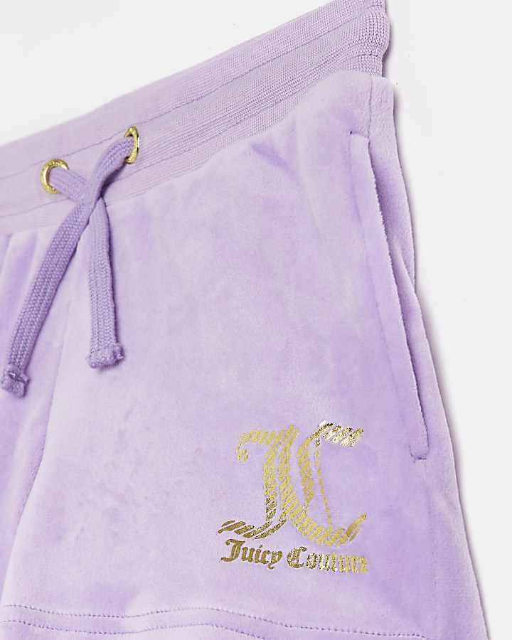 Girls purple Juicy Couture shorts