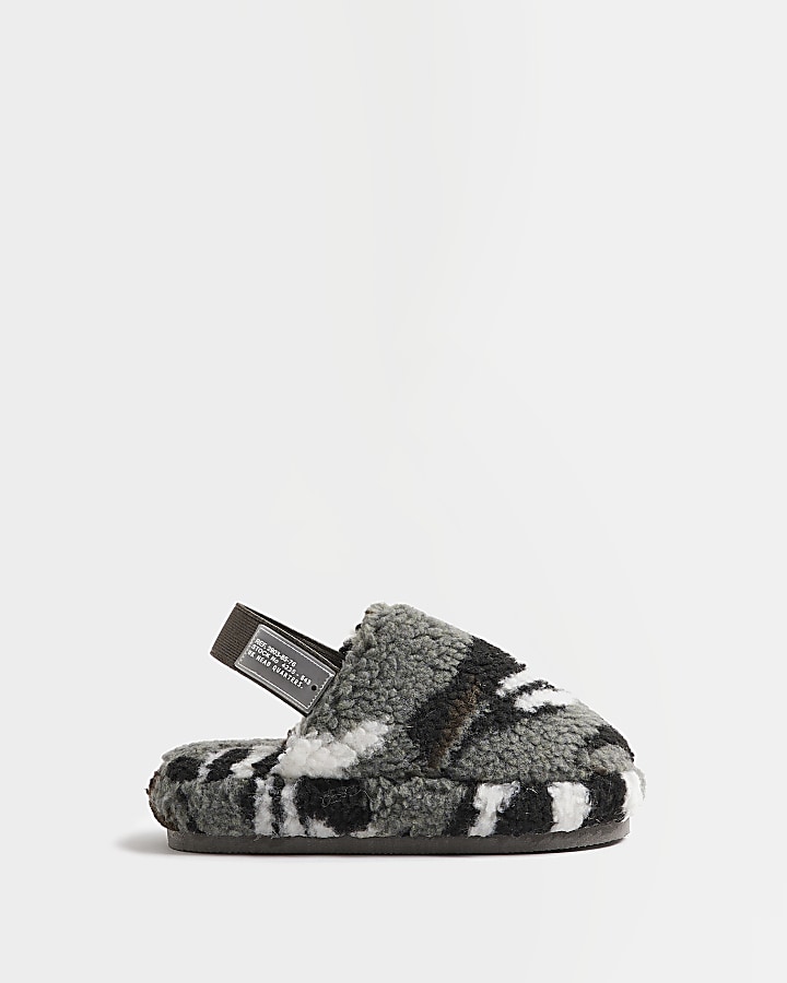 River island slippers grey new arrivals