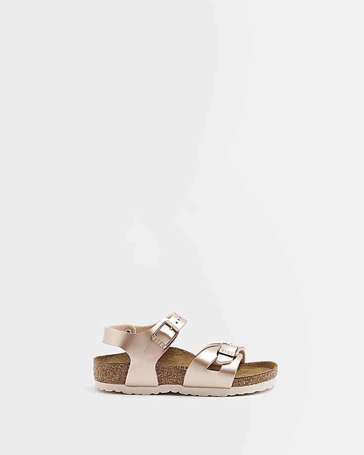 White and rose 2025 gold birkenstock