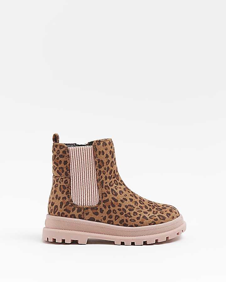 Leopard clearance girls boots