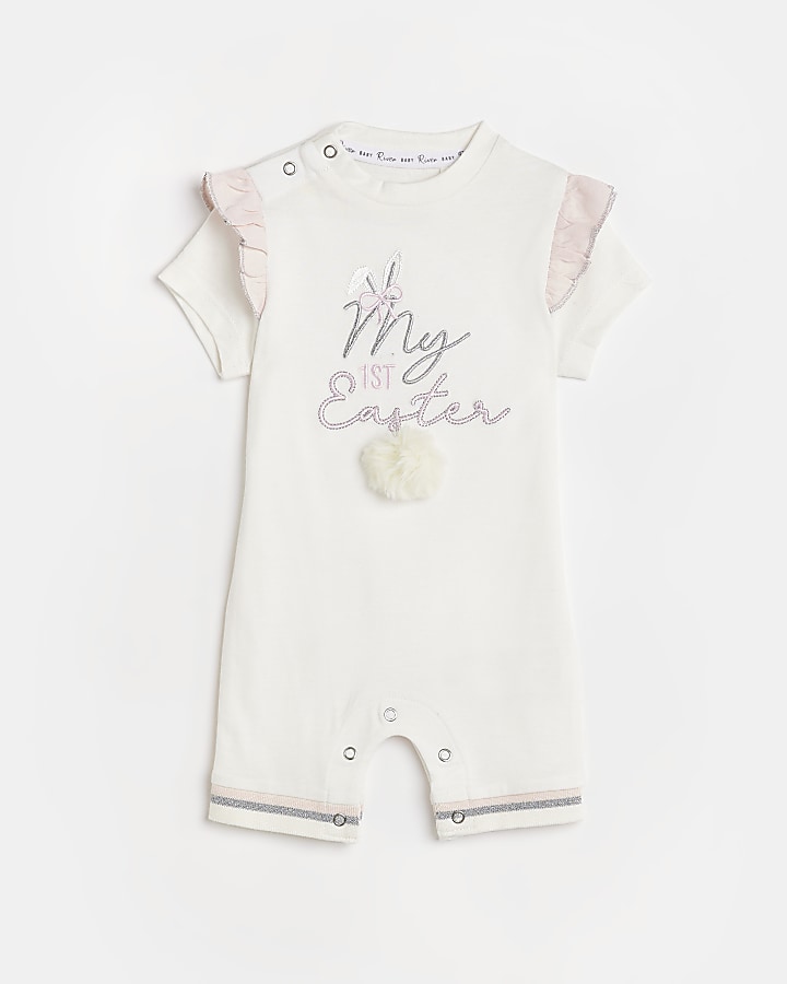 Baby girl 2024 easter onesie