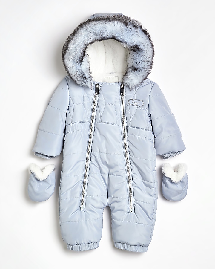 River island 2024 snowsuit baby