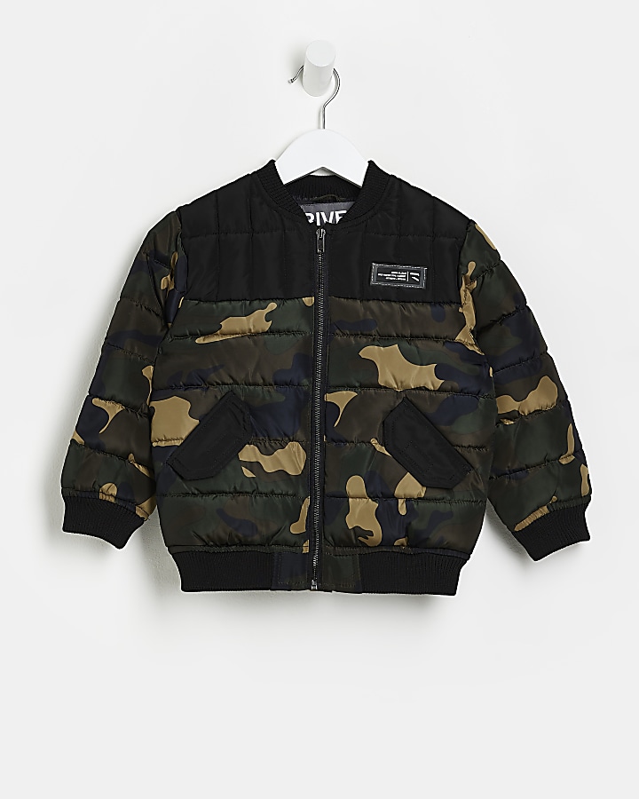 Boys camo bomber on sale jacket