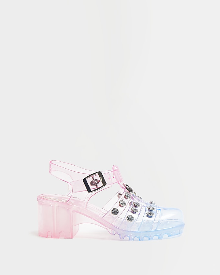 River island children's store jelly shoes