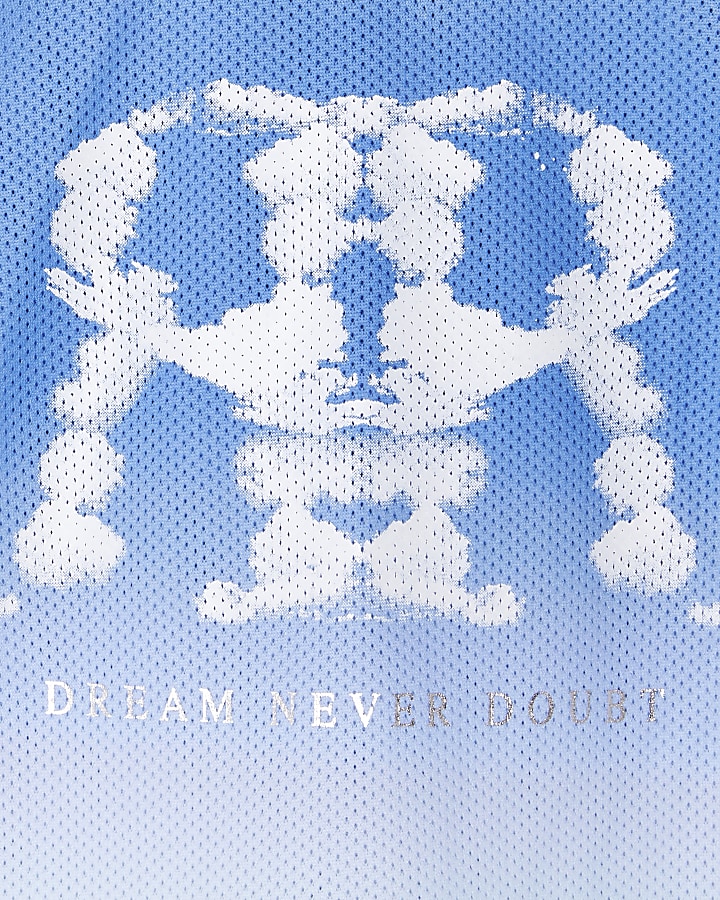Mini boys cloud RR mesh t-shirt