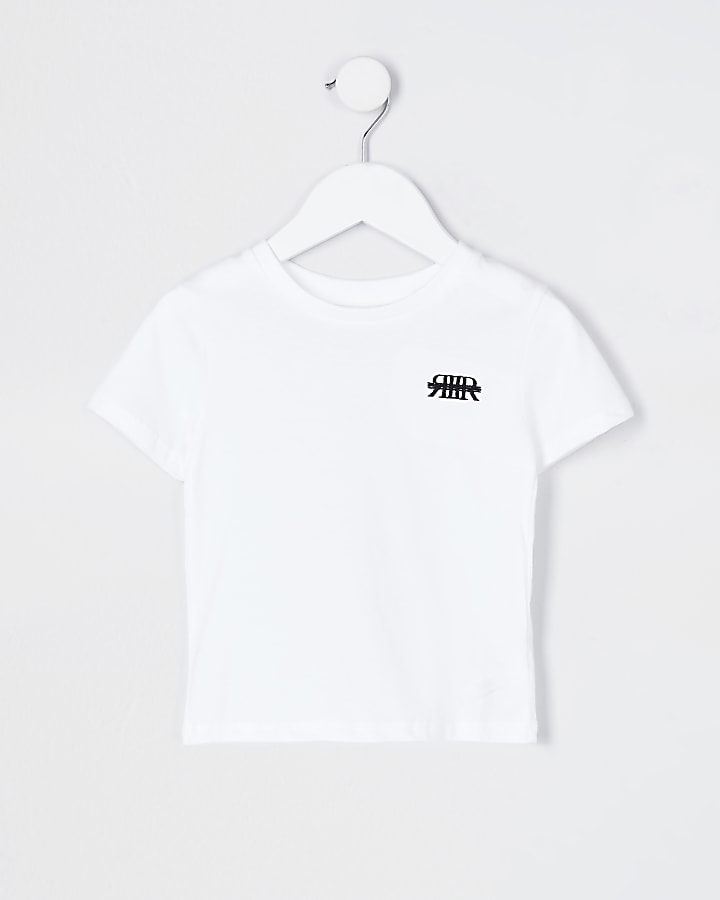 Mini boys white RIR t-shirt