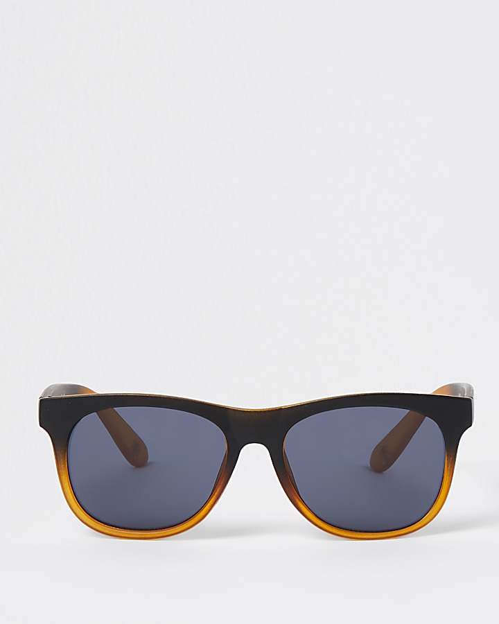 Mini boys black ombre sunglasses