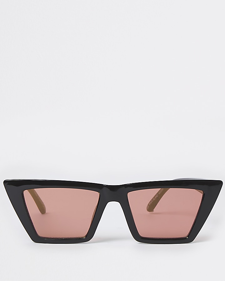 Girls black cat eye sunglasses