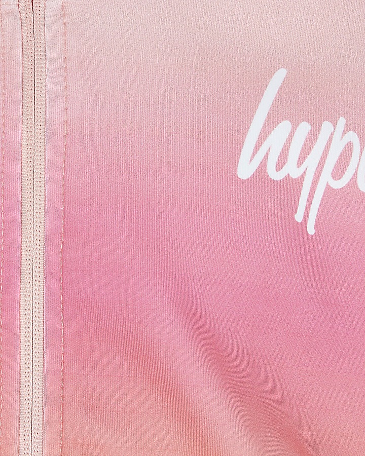 Girls Hype pink fade hoodie