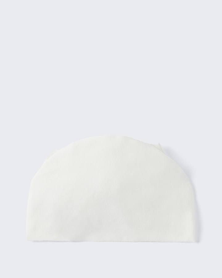 Baby cream jersey turban