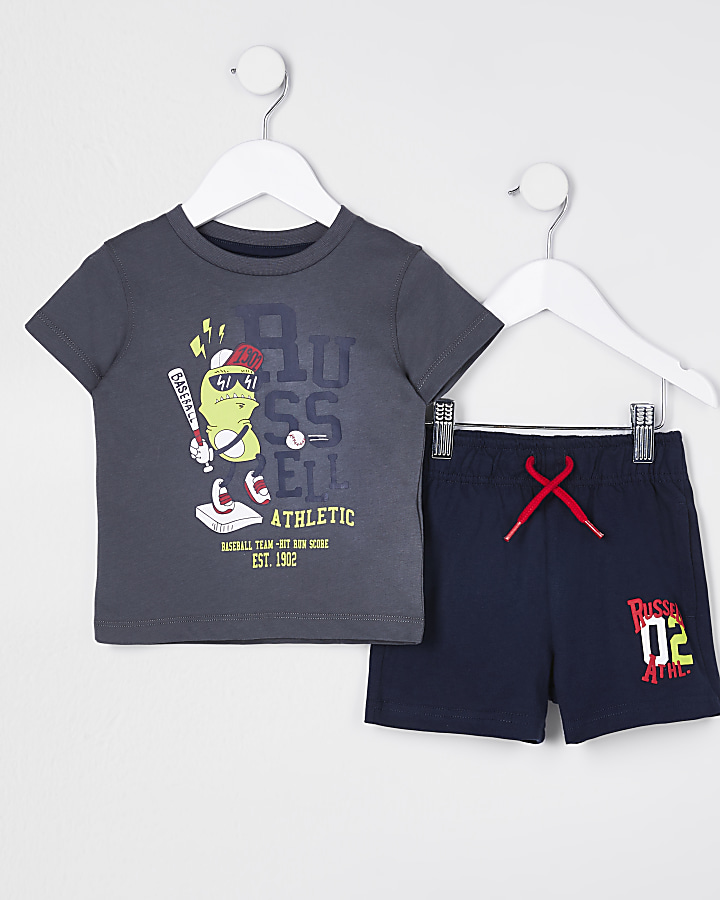 Mini boys Russell Athletic t-shirt outfit