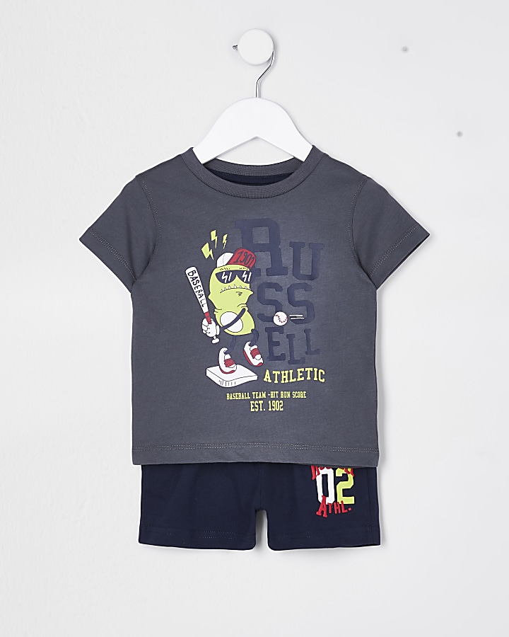 Mini boys Russell Athletic t-shirt outfit