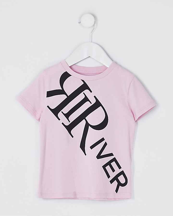Mini boys 'River' print t-shirt