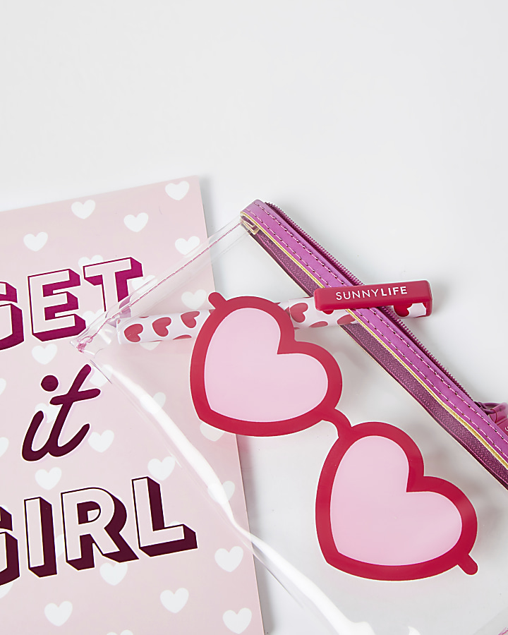 Girls pink 'Get it Girl' notepad kit
